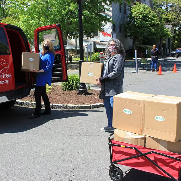 Leafy Donates Cleaners to Person-to-Person, Connecticut Non-Profit