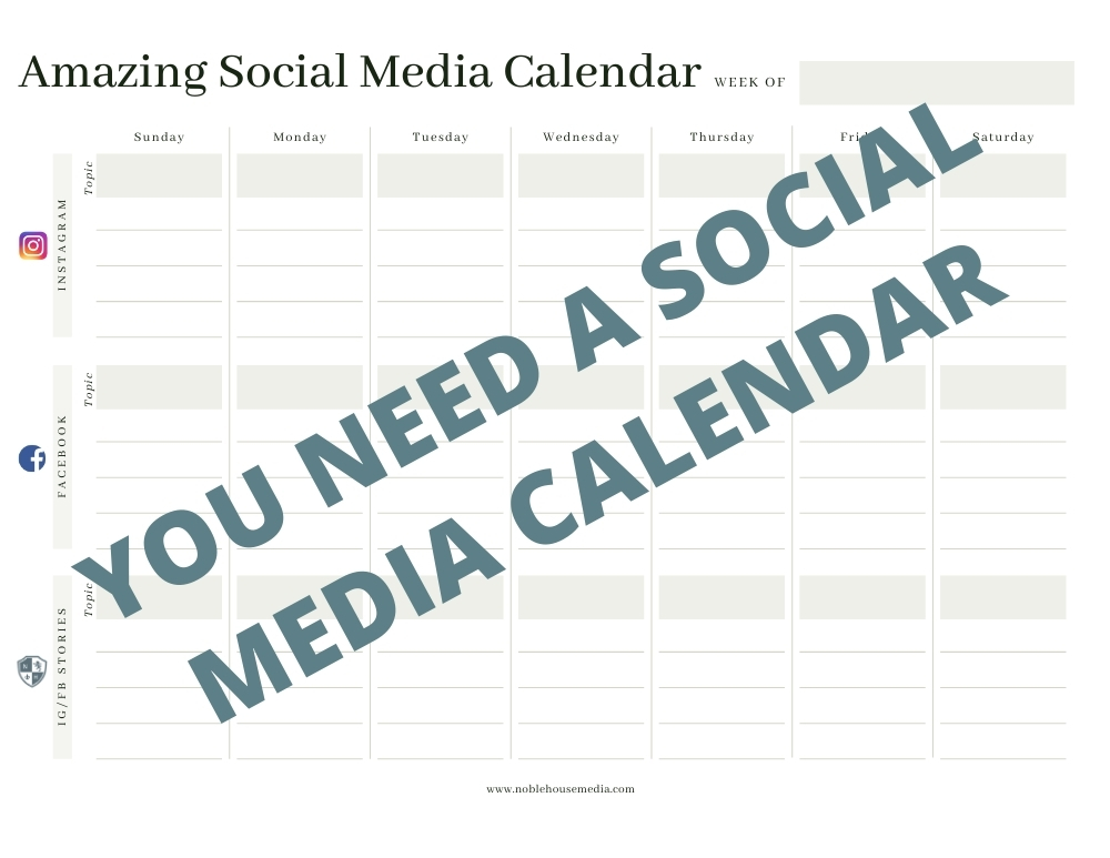 A Social Media Calendar: 5 Reasons Your Brand Needs This