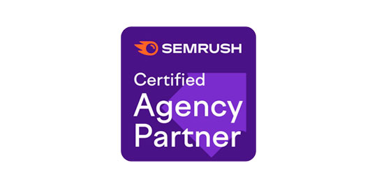 Semrush Certified Agency Partner badge