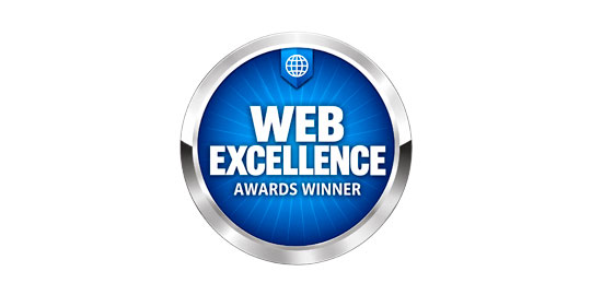 Web Excellence Awards Winner badge